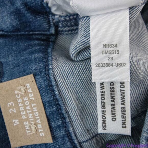 NEW Madewell Perfect Vintage Jean in Medium Indigo Wash: Seamed Edition, 23 - Picture 16 of 16